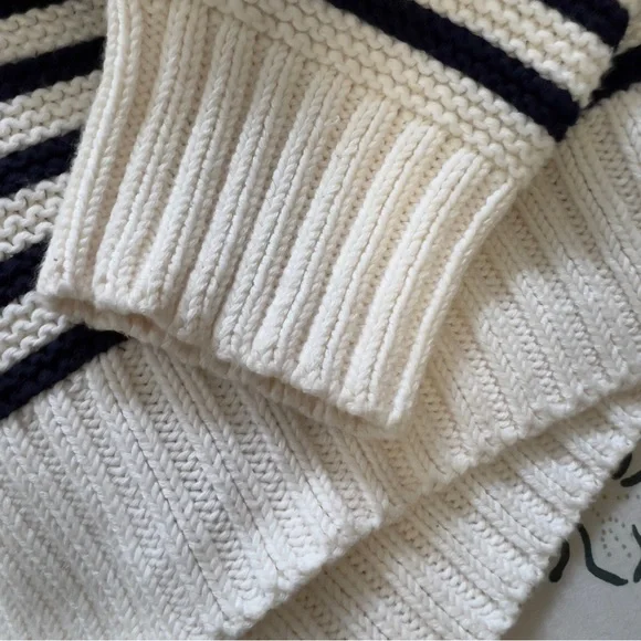 TALBOTS Knit Stripes Sweater NWT - Picture 8 of 8